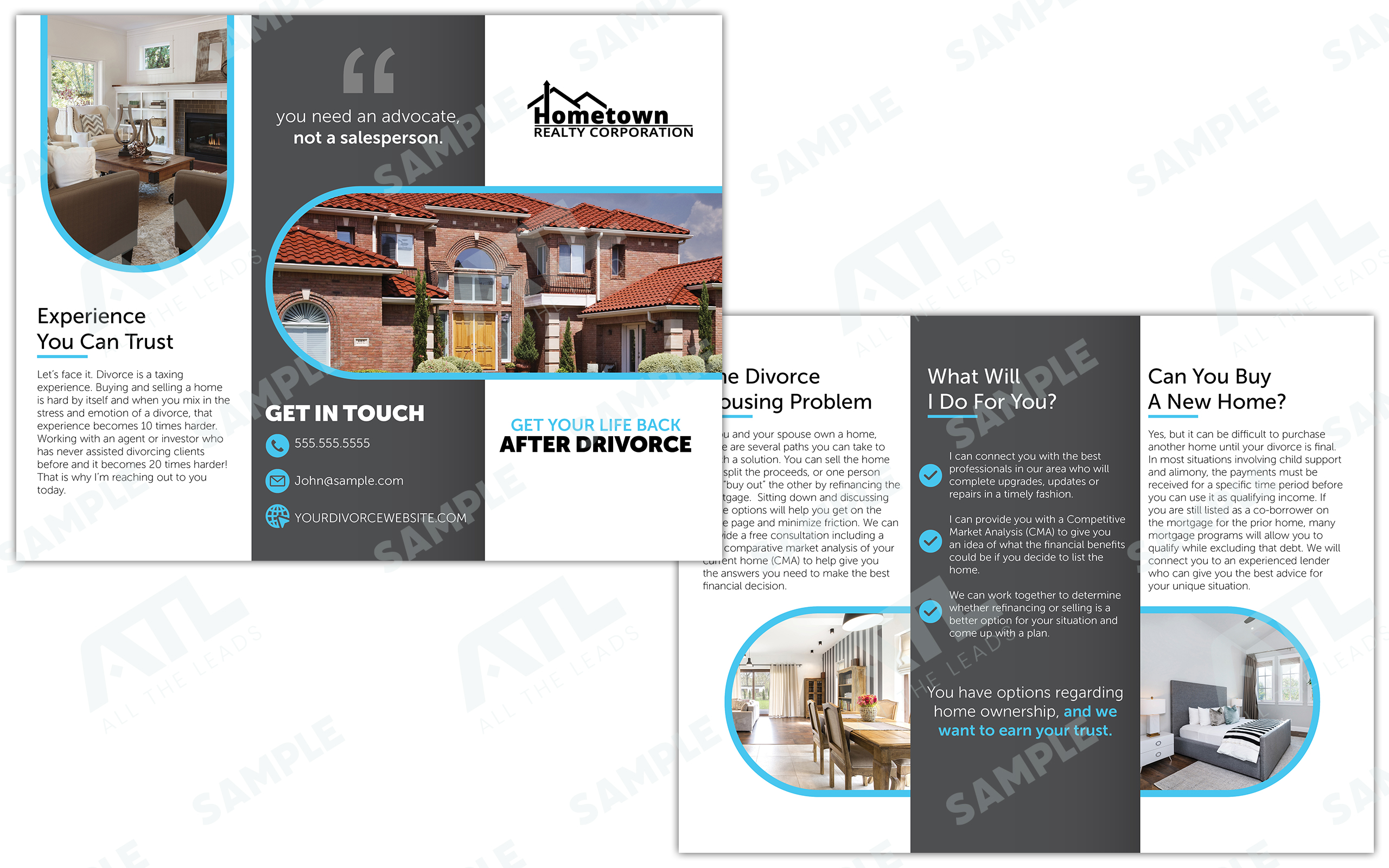 Get Your Life Back Brochure Design